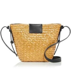 AllSaints Ebro Straw Crossbody - brand new